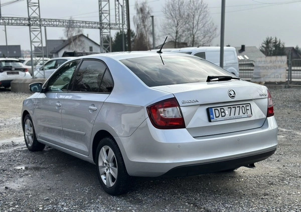 Skoda RAPID cena 22500 przebieg: 126300, rok produkcji 2017 z Chojnice małe 172